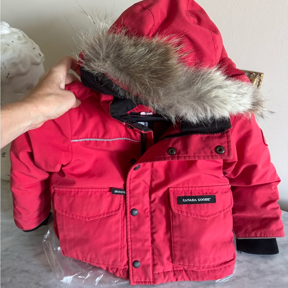 Canada Goose Red Jacket for Kids